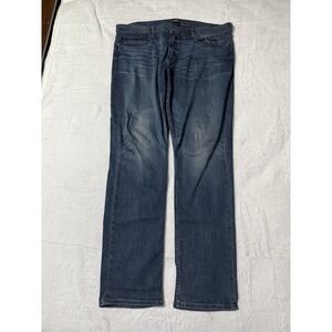 Paige Jeans Mens 40x33 Blue Lennox Slim Skinny Stretch Made In USA